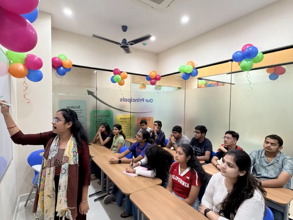 Catalyst Classes classroom session with teacher and students